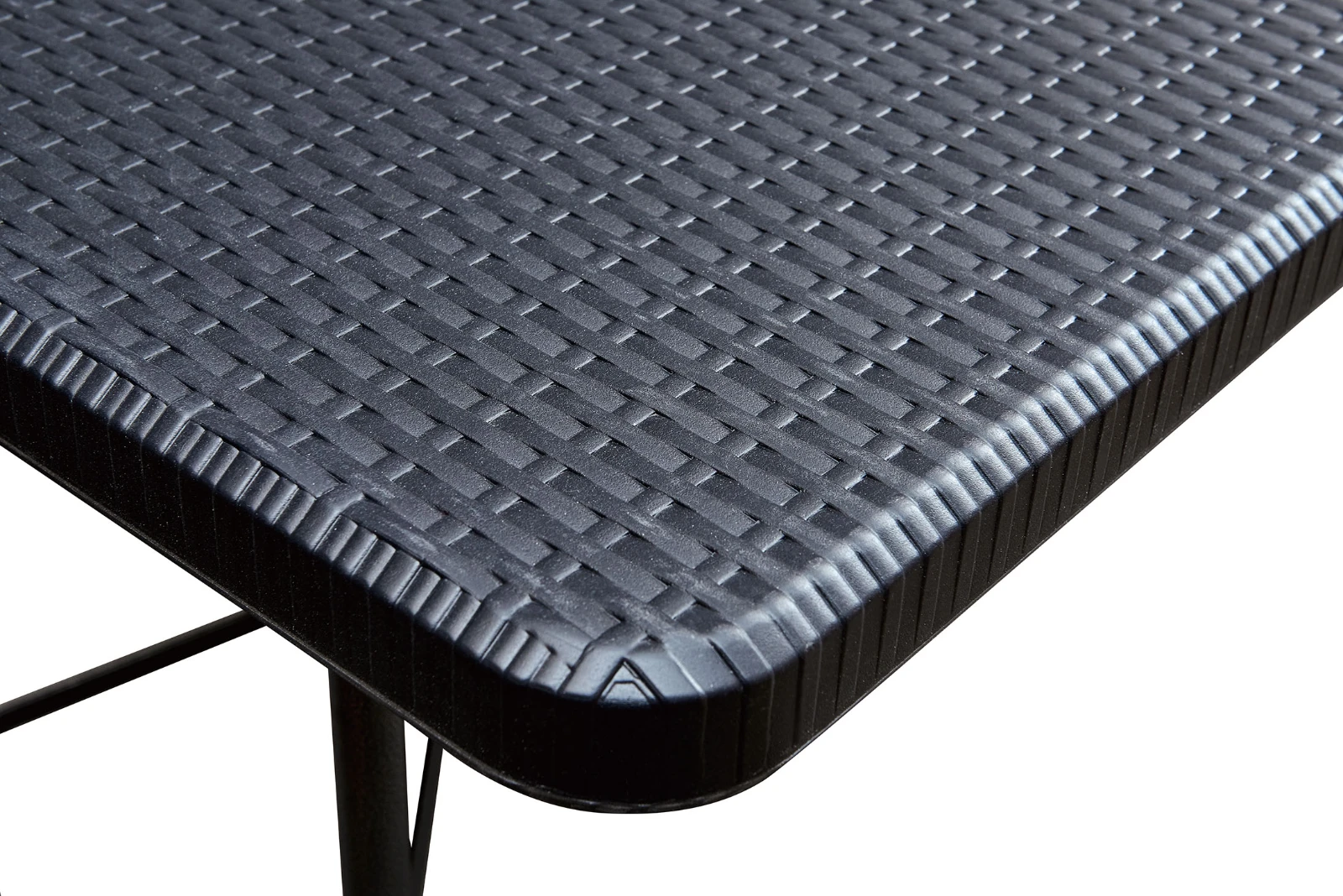 ERRO Vouwtafel 180cm zwart - wickerlook