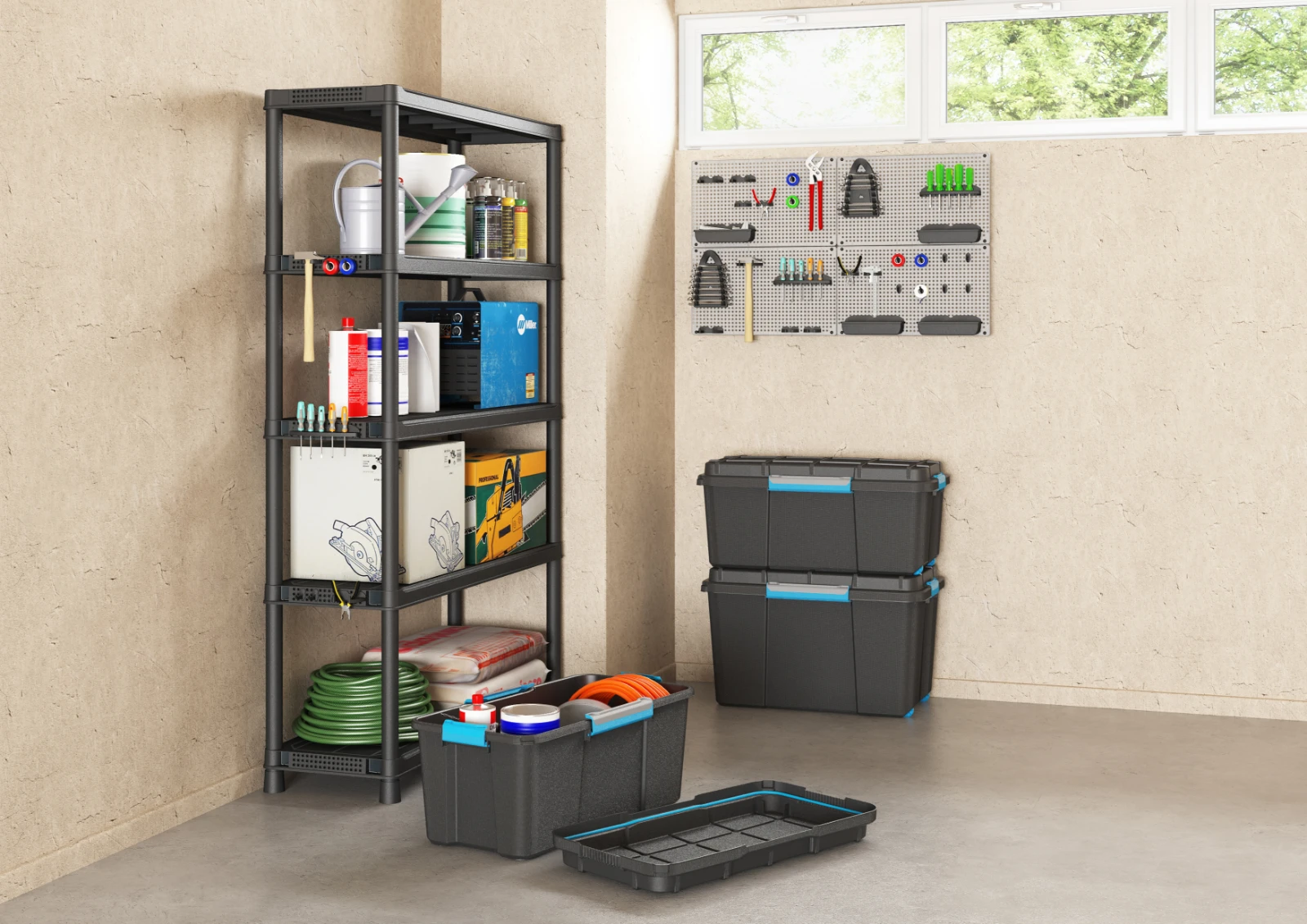 Kis Scuba Opbergbox - waterdicht - 80L - zwart