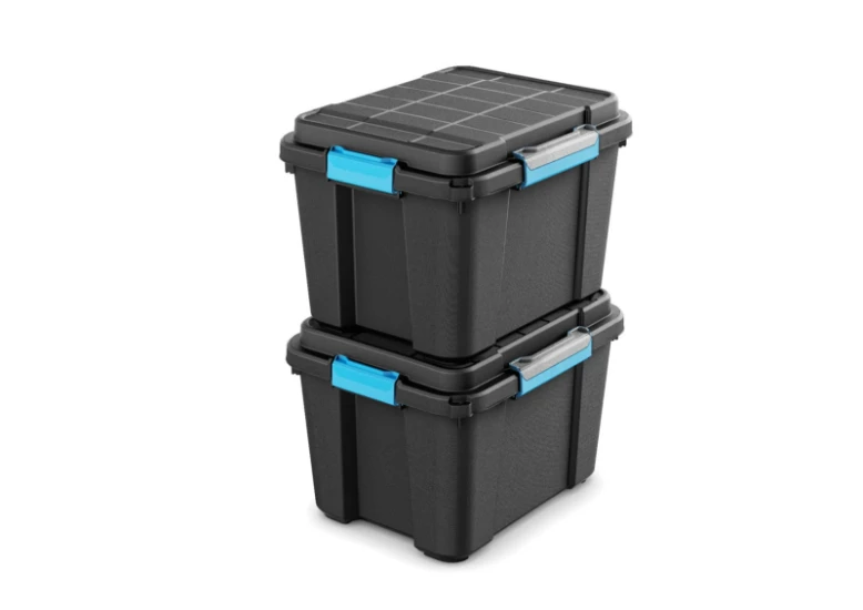 Kis Scuba Opbergbox - waterdicht - 45L - zwart