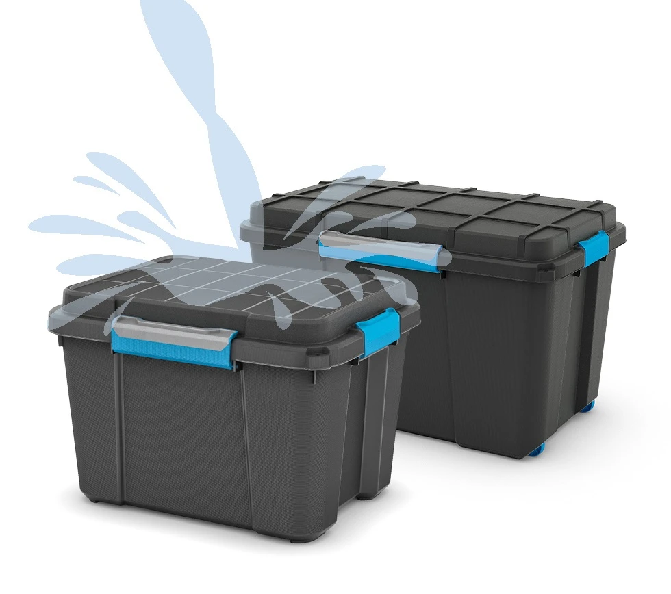 Kis Scuba Opbergbox - waterdicht - 45L - zwart