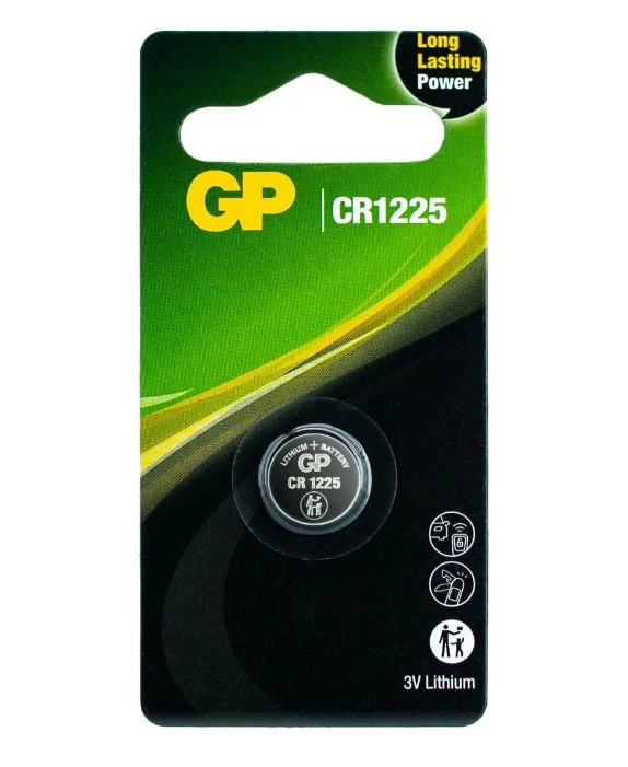 GP CR1225 Lithium knoopcel 3V (1 stuk)