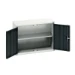 bott Verso eco wandkast 800x350x600mm 1 legbord 2 deuren RAL 7016