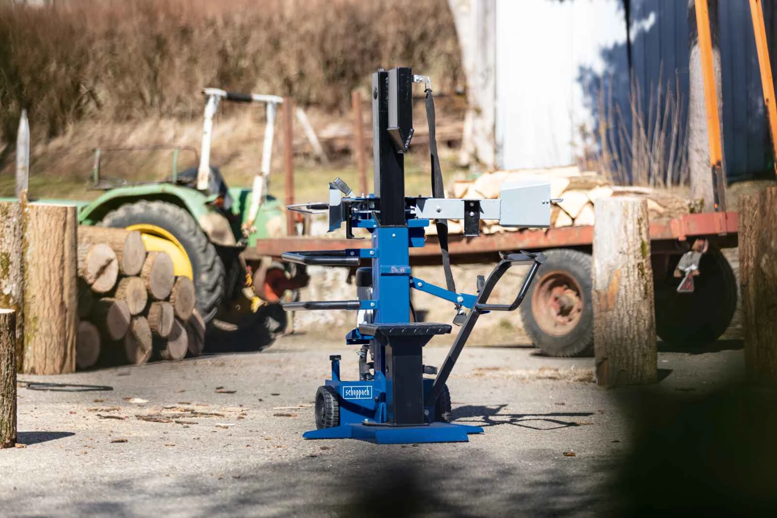 Scheppach Houtklover Compact 10T 400V 10 ton
