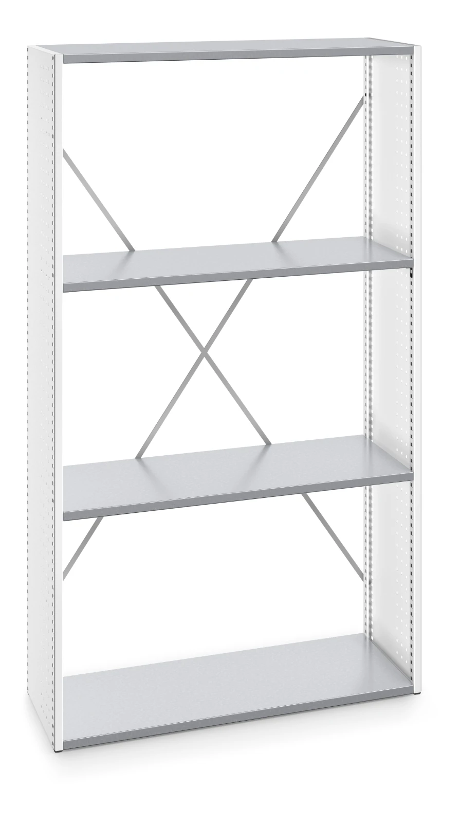 bott Verso stellingkast met 4 legborden ral 7035