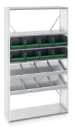 bott Verso stellingkast met 5 legborden, 8x box ral 7035