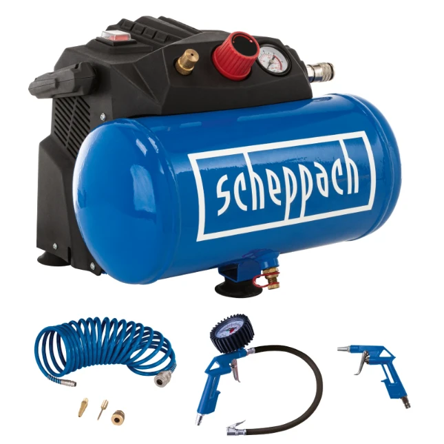 Scheppach Compressor HC06 met accessoireset