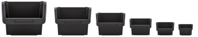 Kistenberg Stapelbak Truck - 155x100x70mm - zwart