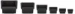 Kistenberg Stapelbak Truck - 115x80x60mm - zwart