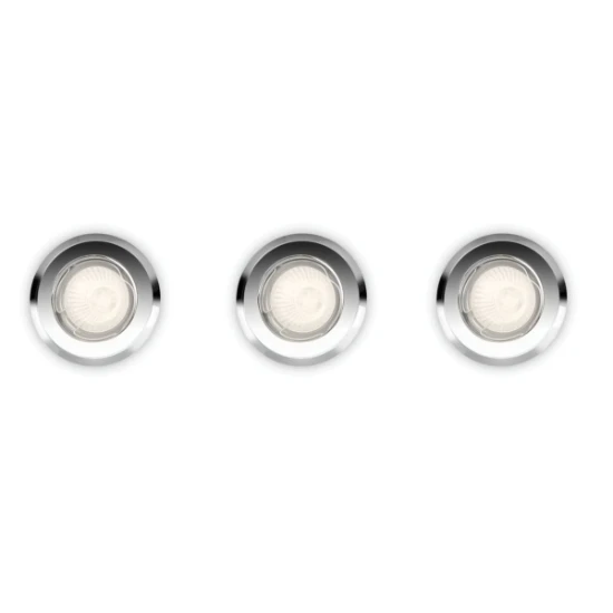 Philips Inbouwspot Enif 50W nikkel