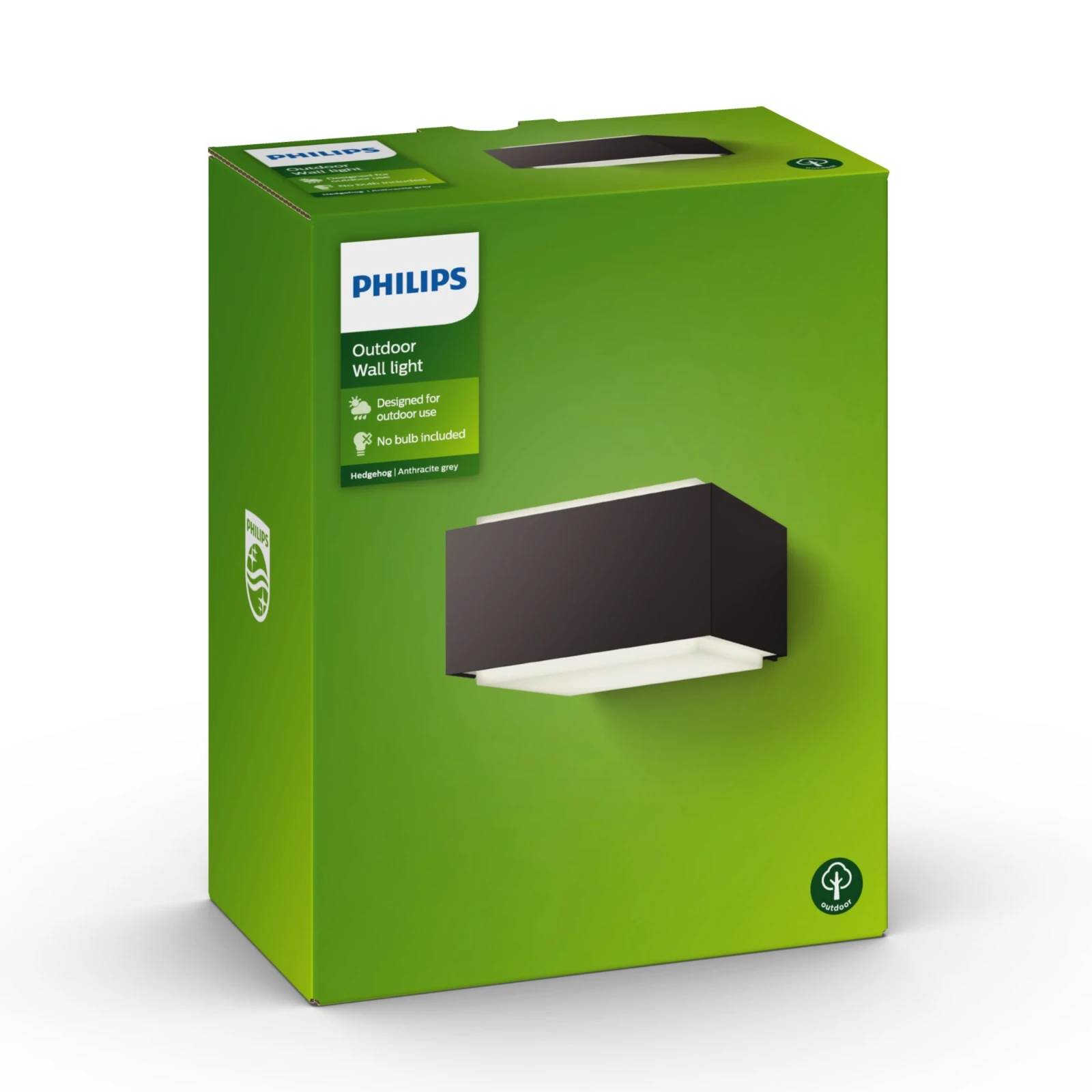 Philips Buitenwandlamp Hedgehog 1x42W antraciet