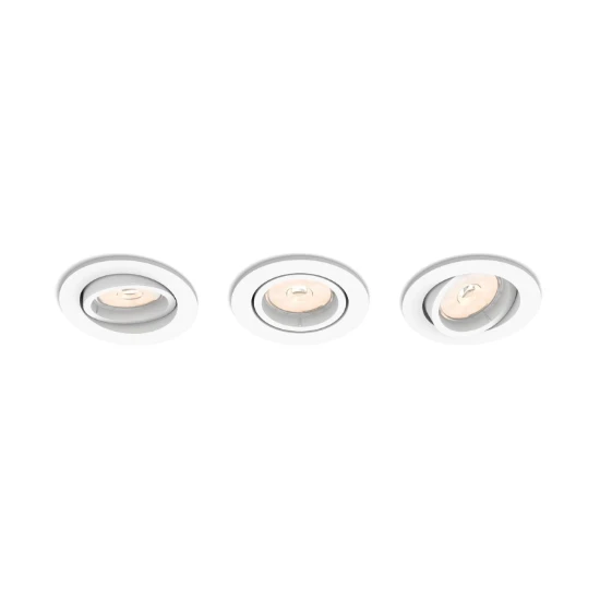 Philips LED-inbouwspot Donegal rond  5.5W wit (3 stuks)