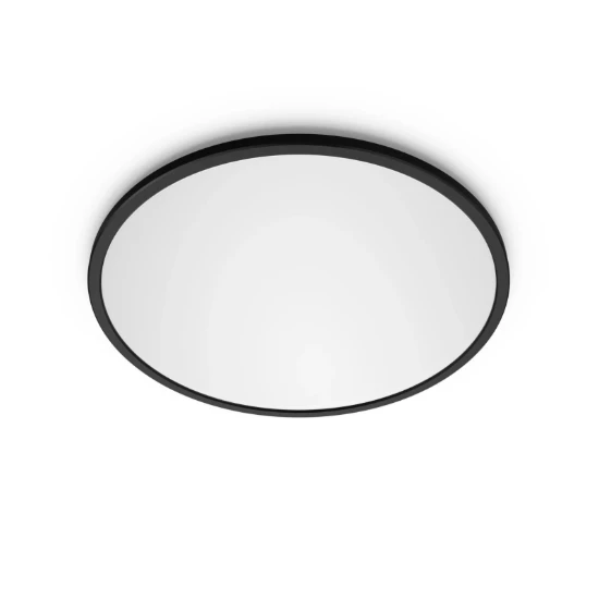 Philips LED-plafondlamp Superslim CL550 15W 2700K O250 mm zwart