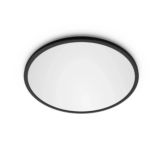 Philips LED-plafondlamp Superslim CL550 15W 2700K O250 mm zwart
