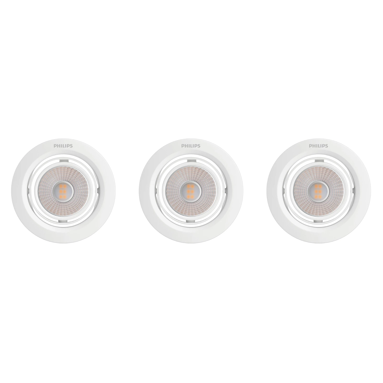 Philips LED-inbouwspot Pomeron 5W wit (3 stuks)