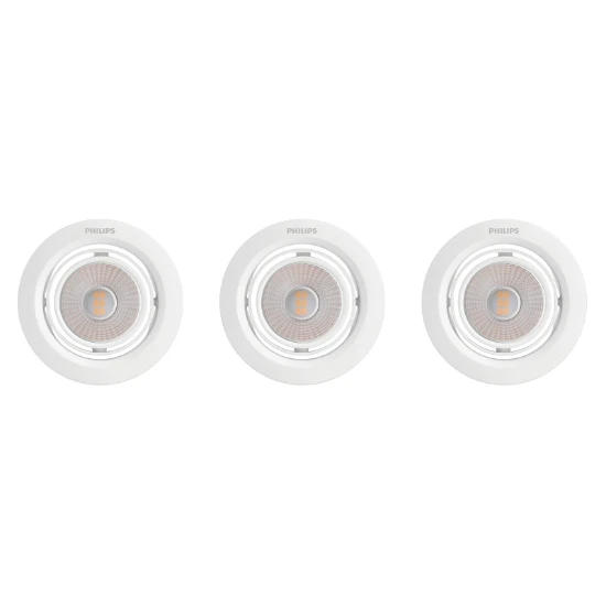 Philips LED-inbouwspot Pomeron 5W wit (3 stuks)