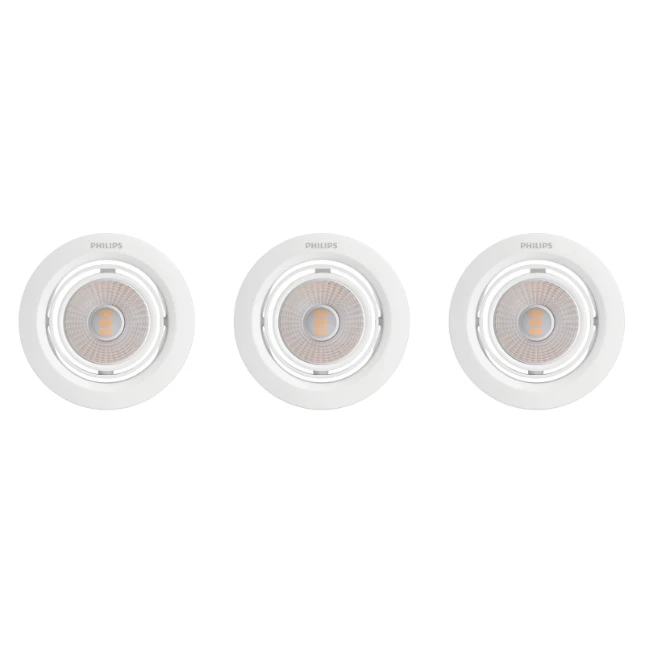 Philips LED-inbouwspot Pomeron 5W wit (3 stuks)