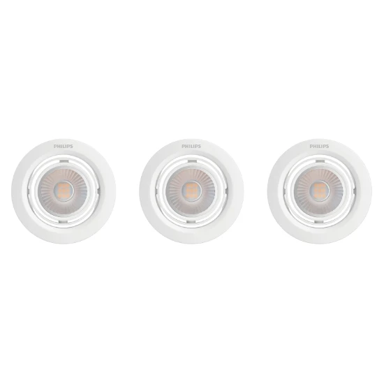 Philips Inbouwspot Pomeron 7W wit (3 stuks)