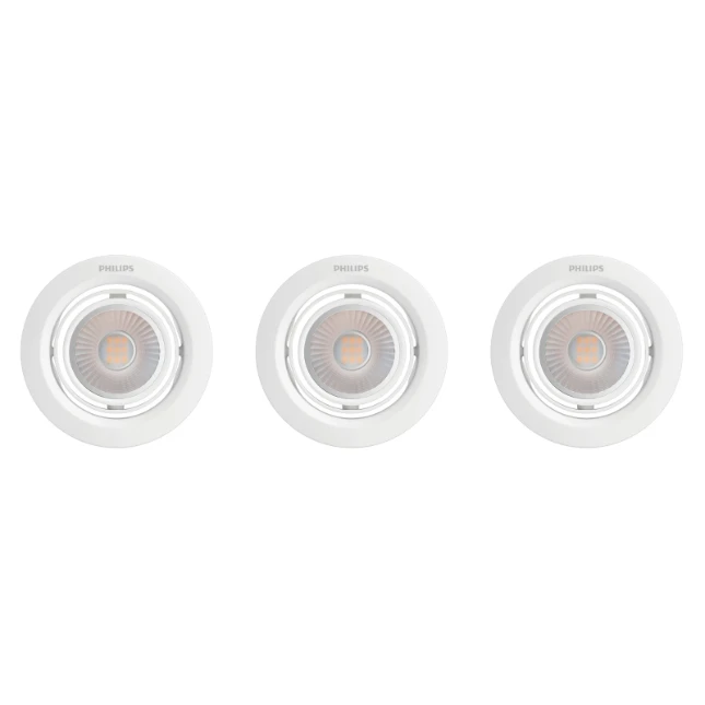 Philips Inbouwspot Pomeron 7W wit (3 stuks)