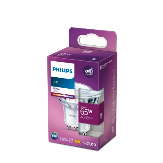 Philips LED spot Classic 65W GU10 WH 36D RF ND PF SRT4