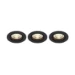 Philips LED-inbouwspot Impala SL264 6W zwart (3 stuks)
