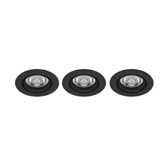 Philips LED-inbouwspot Impala SL264 6W zwart (3 stuks)