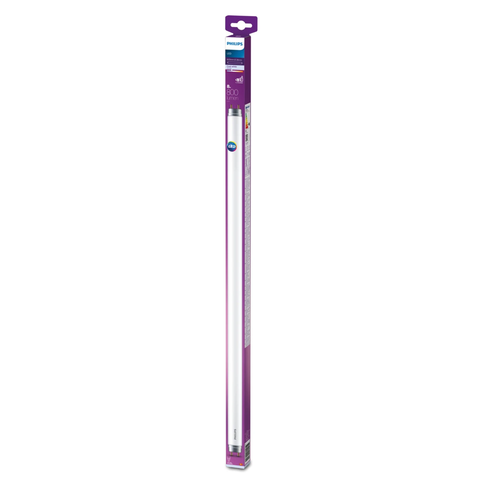 Philips LED Buislamp T8 600mm 8W G13 CW 1CT/4