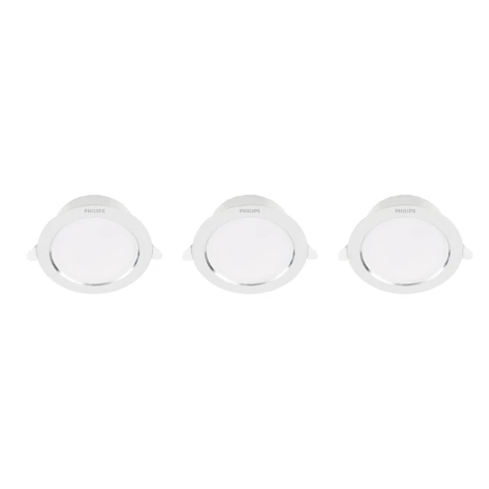 Philips LED-inbouwspot Diamond Cut DL264 3.5W wit (3 stuks)
