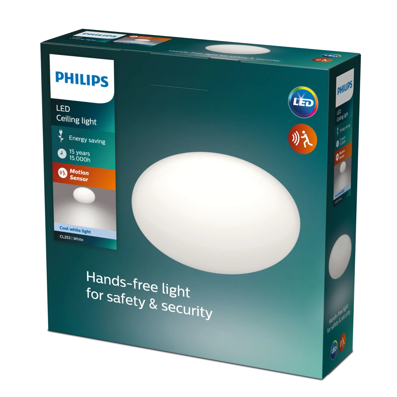 Philips Plafondlamp Shan CL253 12W 40K W HV Sensor