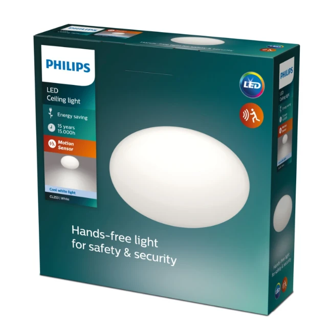 Philips Plafondlamp Shan CL253 12W 40K W HV Sensor
