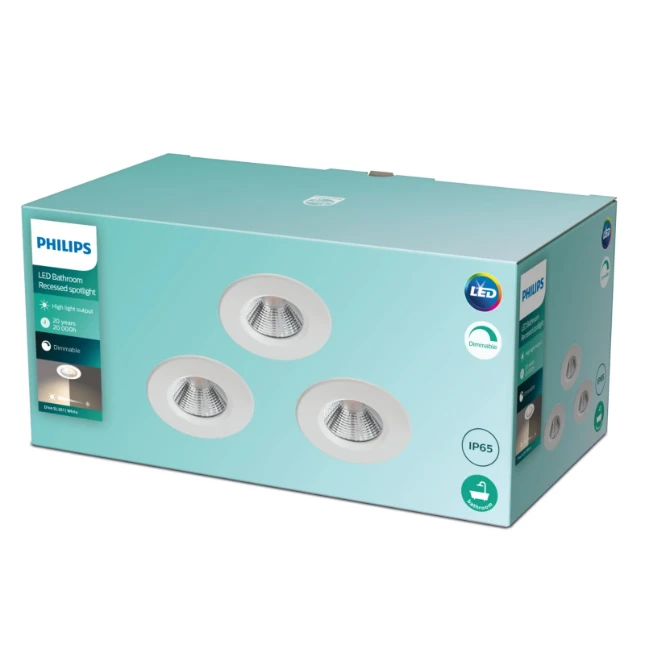 Philips Inbouwspot  Dive SL261 5.5W IP65R wit (3 stuks)