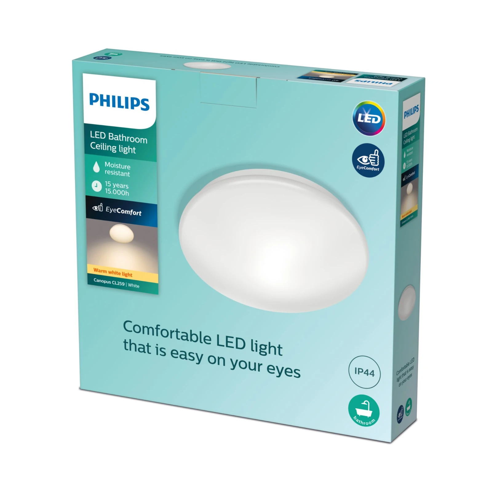Philips LED-Plafondlamp Canopus CL259 17W  IP44 O320 mm