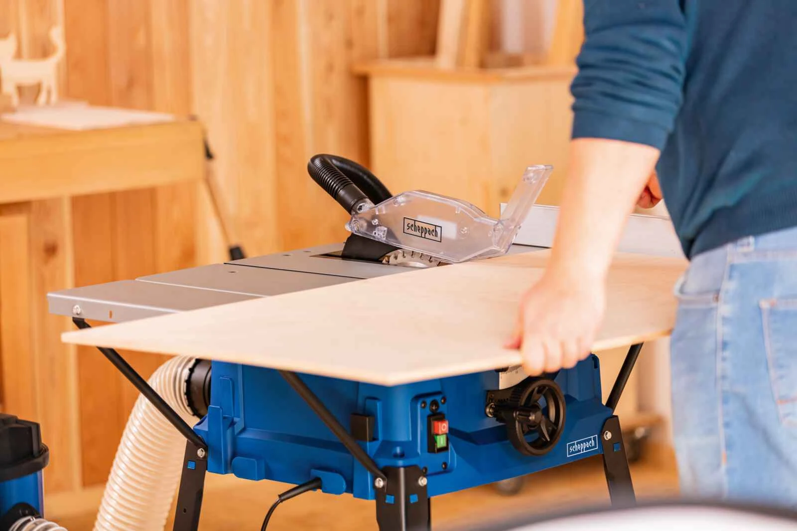 Scheppach Zaagtafel HS100S - 2000W - O250mm - Incl. onderstel en 2 zaagbladen