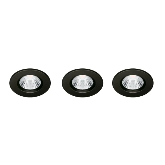 Philips LED-inbouwspot Dive SL261 5,5W IP65R zwart (3 stuks)