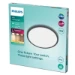 Philips LED-plafondlamp Superslim CL550 18W 2700K O300 mm zwart