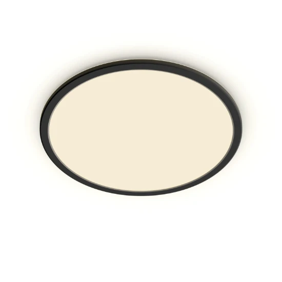 Philips LED-plafondlamp Superslim CL550 18W 2700K O300 mm zwart