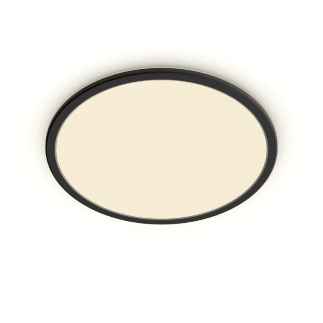 Philips LED-plafondlamp Superslim CL550 18W 2700K O300 mm zwart