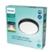 Philips LED-Plafondlamp Doris CL257 17W 27K IP44 O313 mm zwart