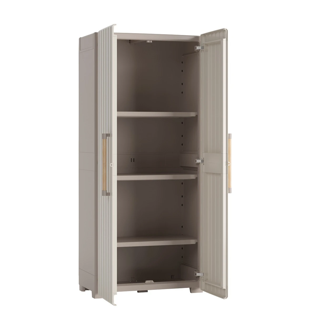 Keter Groove Opbergkast hoog - 3 planken