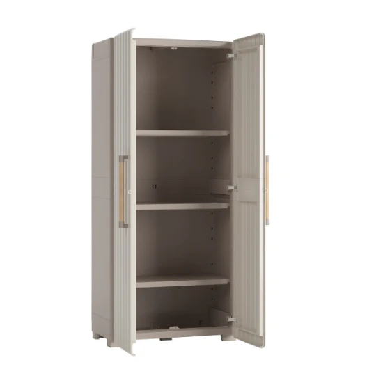 Keter Groove Opbergkast hoog - 3 planken