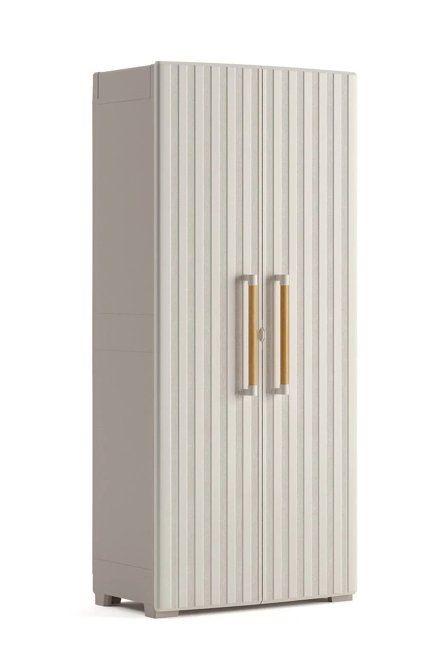 Keter Groove Opbergkast hoog - 3 planken