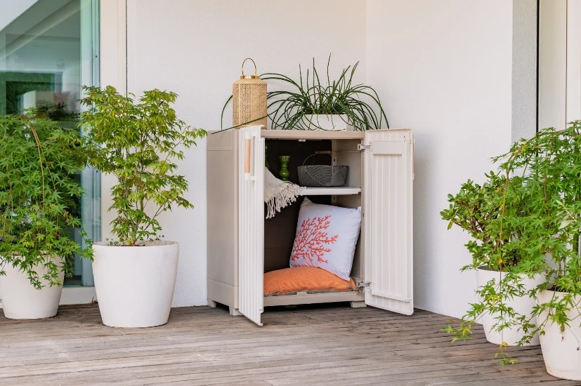 Keter Groove Opbergkast laag - 1 plank