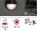 Paulmann Outdoor Solar LED-buitenwandlamp Eloise IP44 3000K met bewegingsmelder