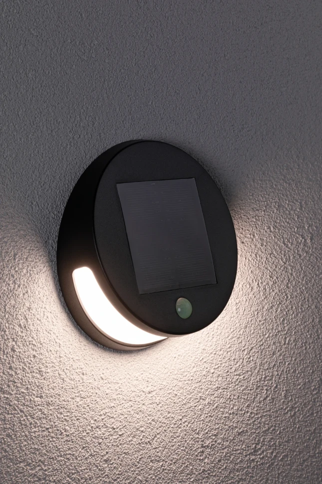 Paulmann Outdoor Solar Buitenwandlamp Helena IP44 met bewegingsmelder