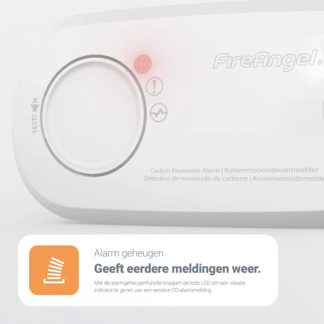 FireAngel Koolmonoxidemelder op AA-batterij