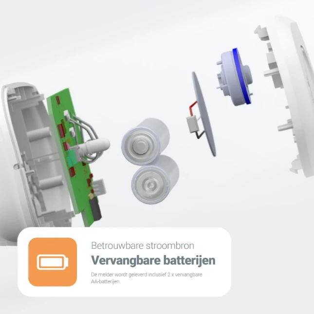 FireAngel Koolmonoxidemelder op AA-batterij