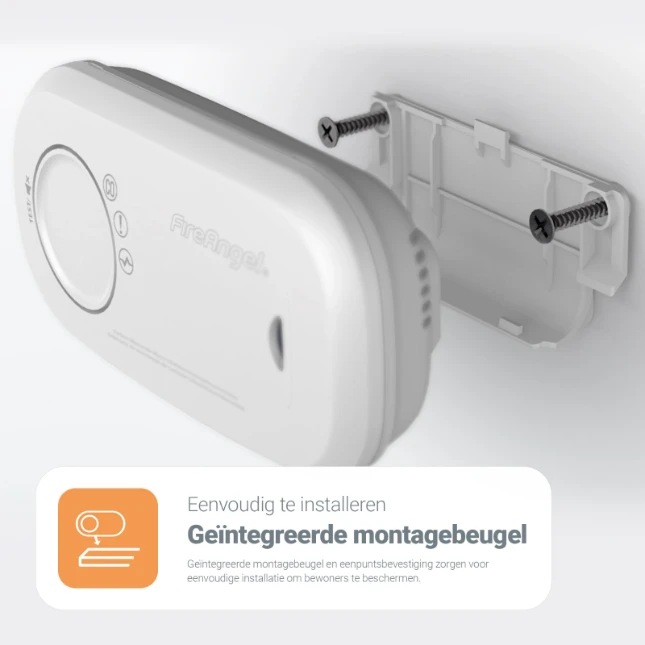 FireAngel Koolmonoxidemelder op AA-batterij