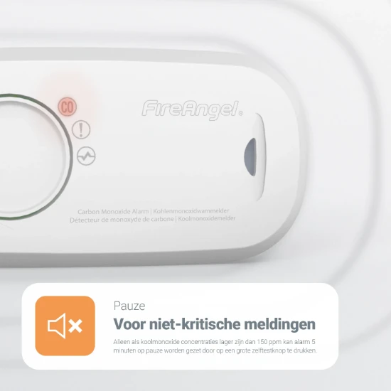 FireAngel Koolmonoxidemelder op AA-batterij