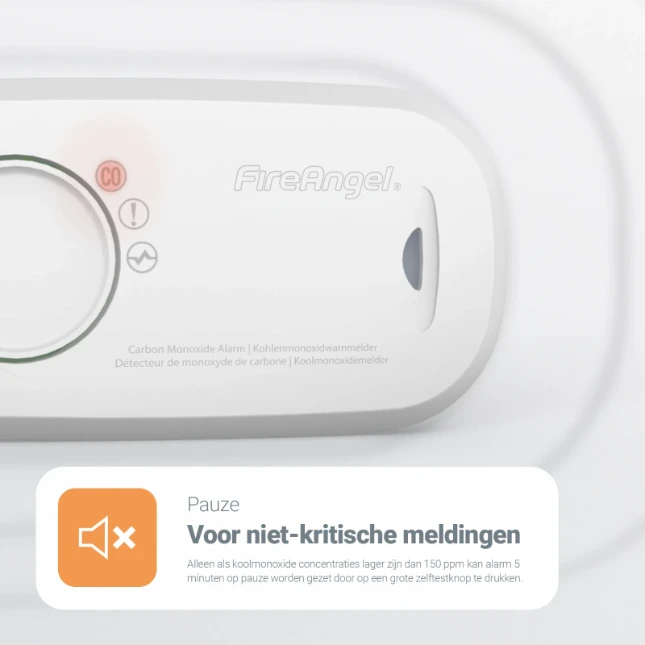 FireAngel Koolmonoxidemelder op AA-batterij