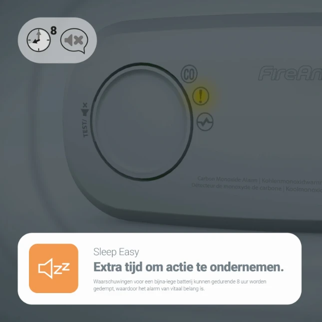 FireAngel Koolmonoxidemelder op AA-batterij
