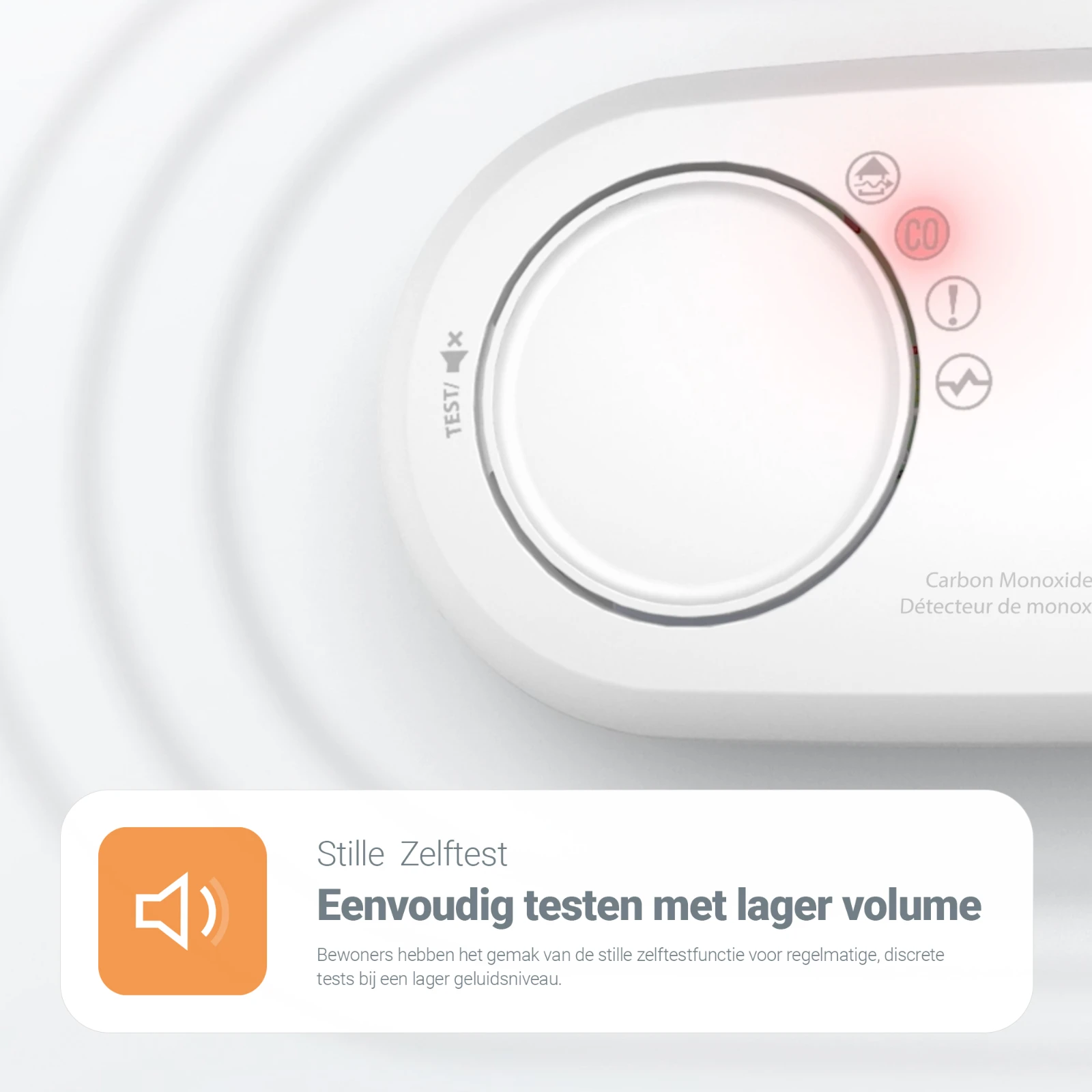 FireAngel Koolmonoxidemelder met 10-jarige batterij